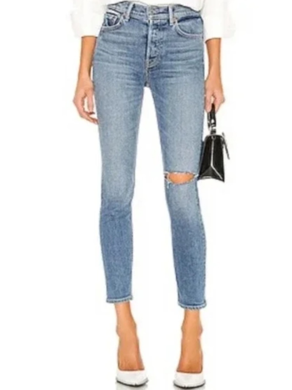 GRLFRND Karolina High Rise Straight Crop 24